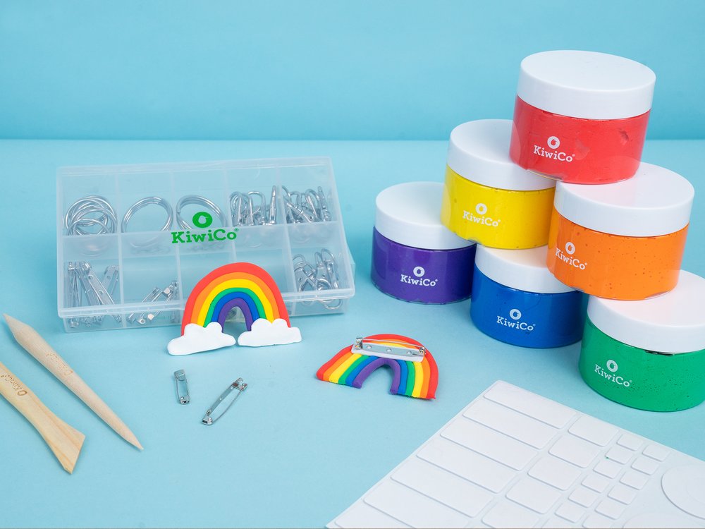 Rainbow Air-Dry Clay