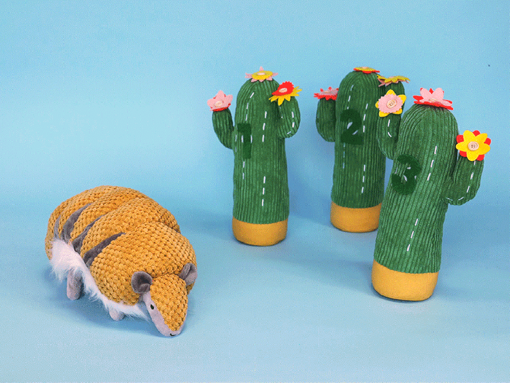 Armadillo Bowling Set