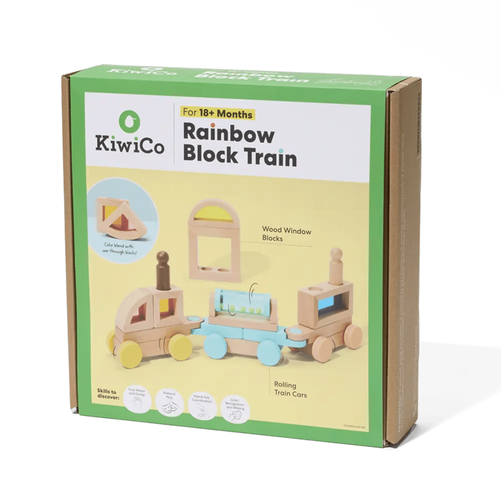 Rainbow Block Train
