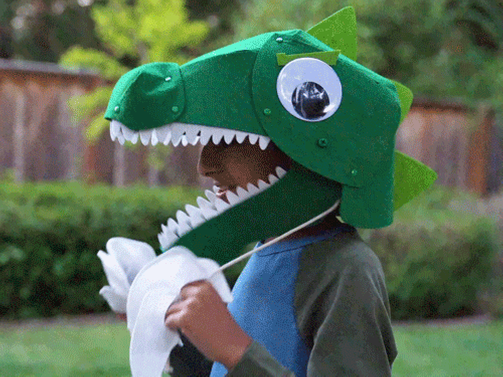 Chomping Mechanical Dinosaur Costume